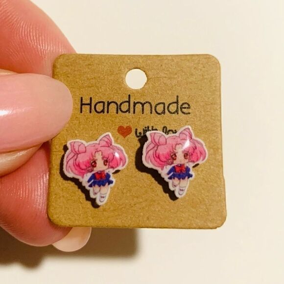 Sailor Chibiusa stud earrings - Picture 1 of 4